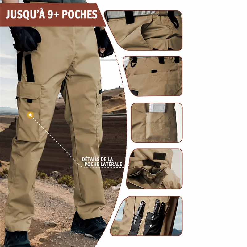Lot de 5 pantalons de travail homme multipoches - 07