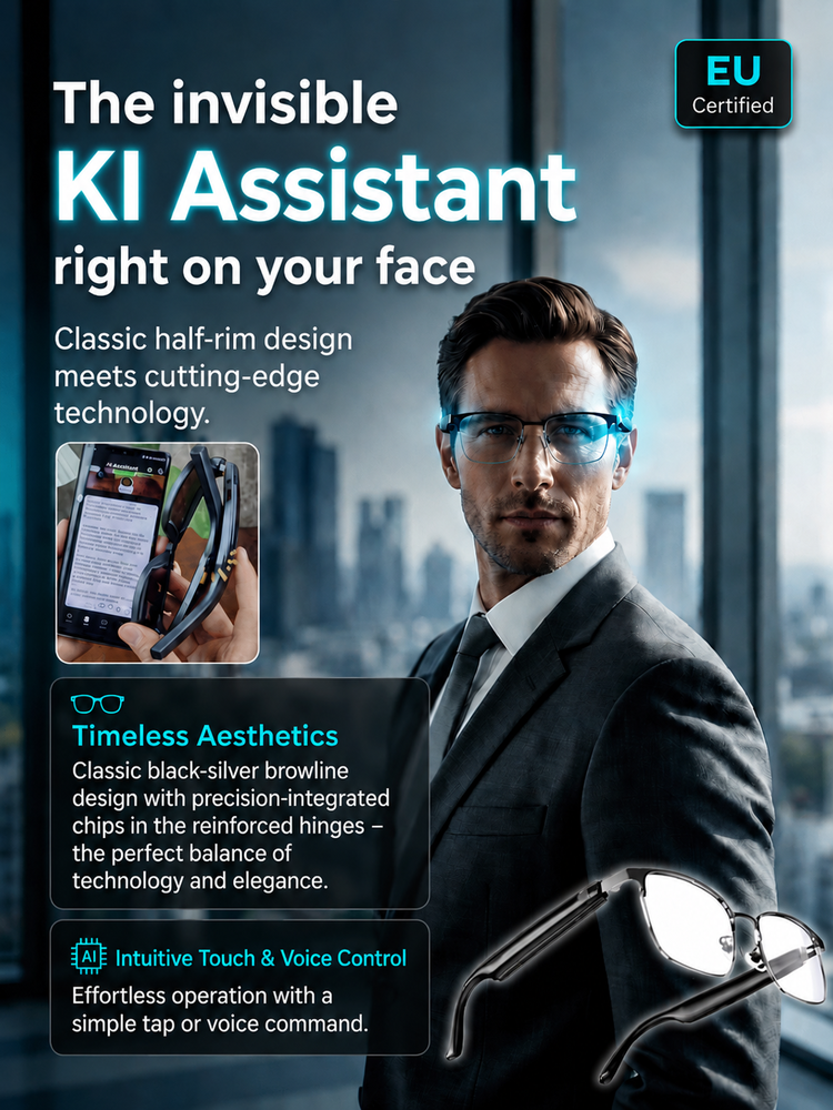 G68 Smart Touch & Voice-Control Glasses