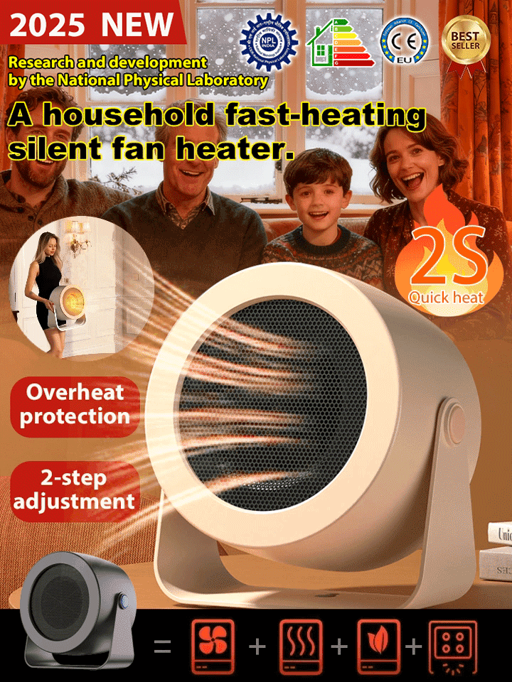 2026 New Fast-Heating Silent Fan Heater