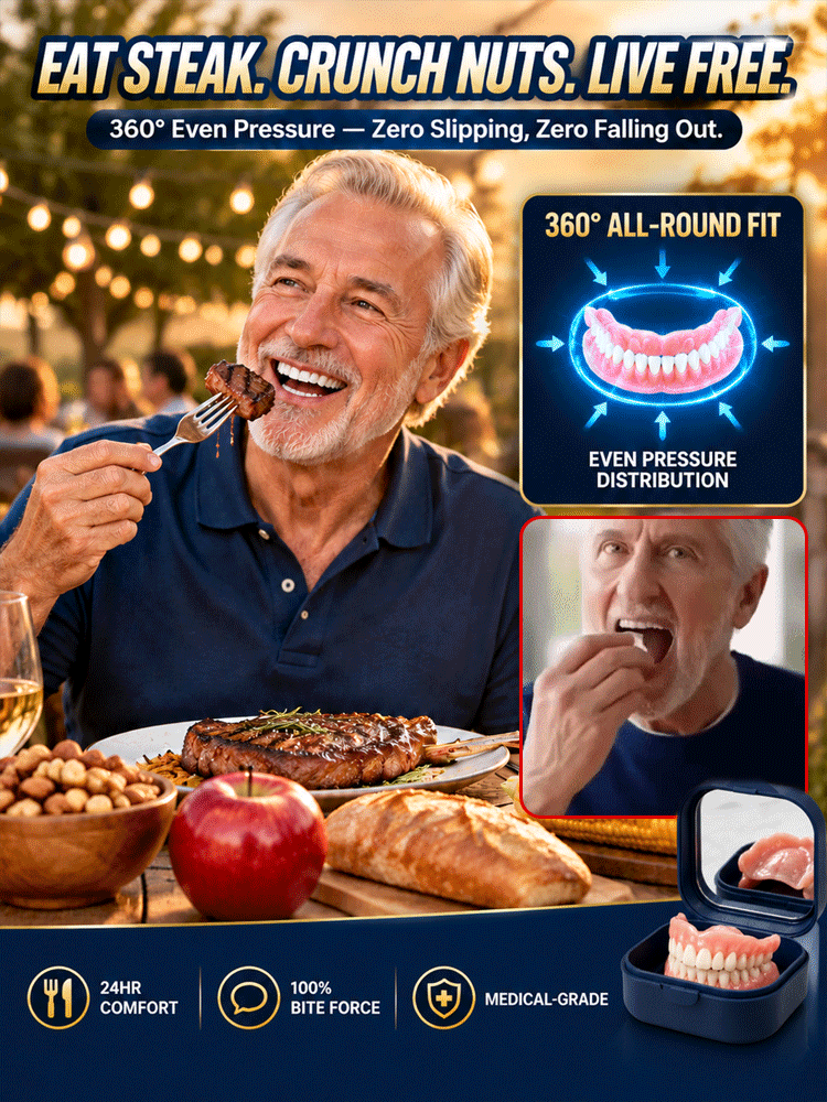 Medical-grade cosmetic dentures