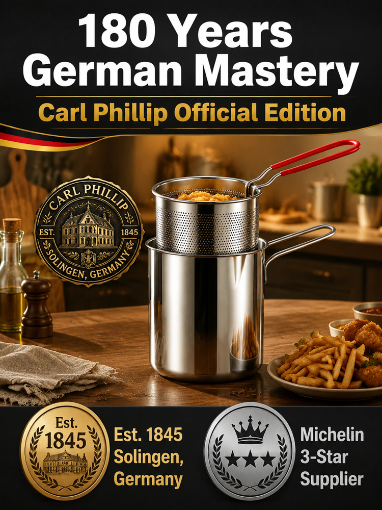 【Super Super Super Fuel-Saving】304 Stainless Steel Multi-Purpose Deep Frying Pan