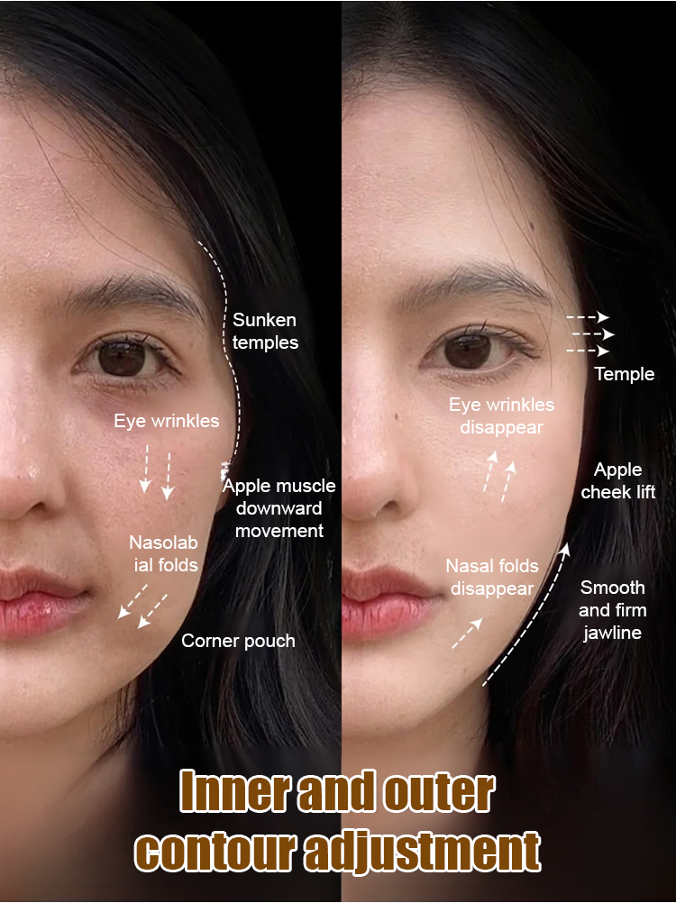 🛒Three types of revitalizing collagen to revitalize your skin! 👍Simply 3 seconds for a firmer, lifting effect – immediate results!