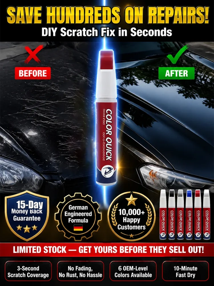 【Limited-time buy-one-get-one-free offer! Buy one, use for 1 year!】[Save Thousands on Dealership Paint Jobs] Car Scratch Repair Pen【Repairs in 1 second, dries in 3 minutes, looks brand new!】