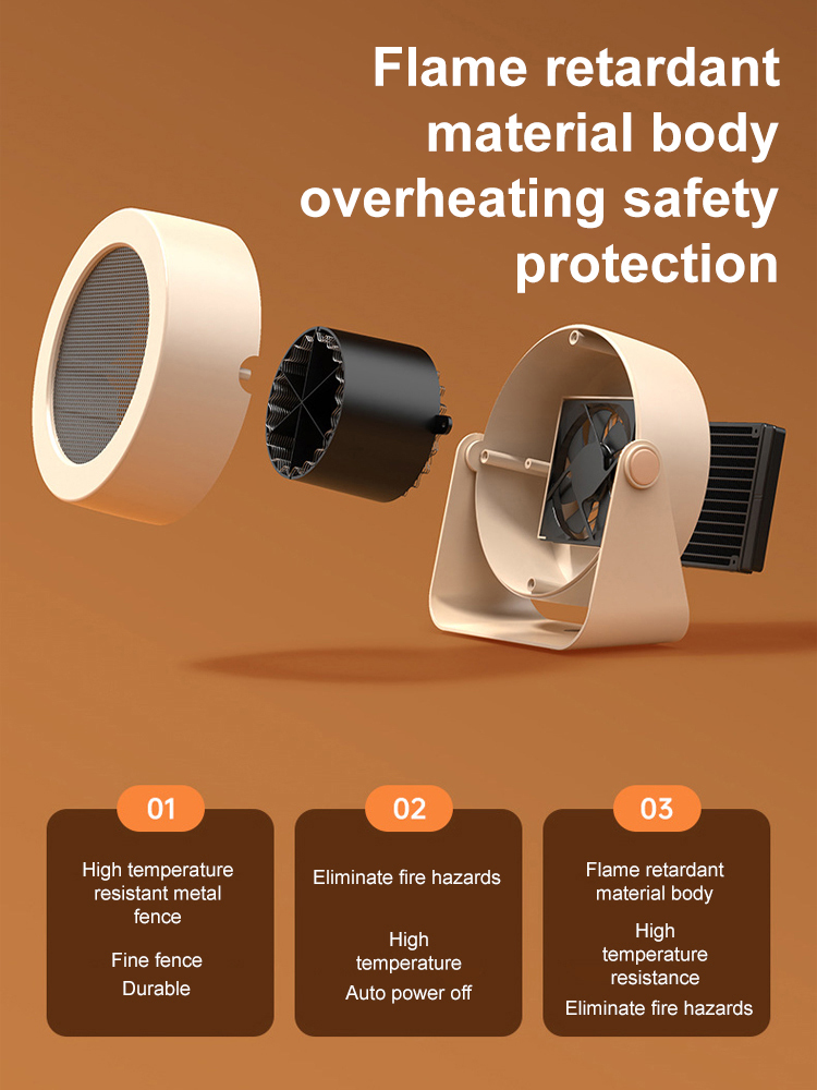 2026 New Fast-Heating Silent Fan Heater