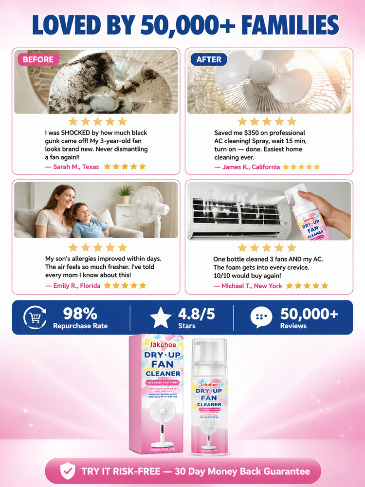 [Save 50% on Electricity Bills] Air Conditioner Fan Cooling Cleaner【Buy 1 Get 1 Free for a Limited Time Only】