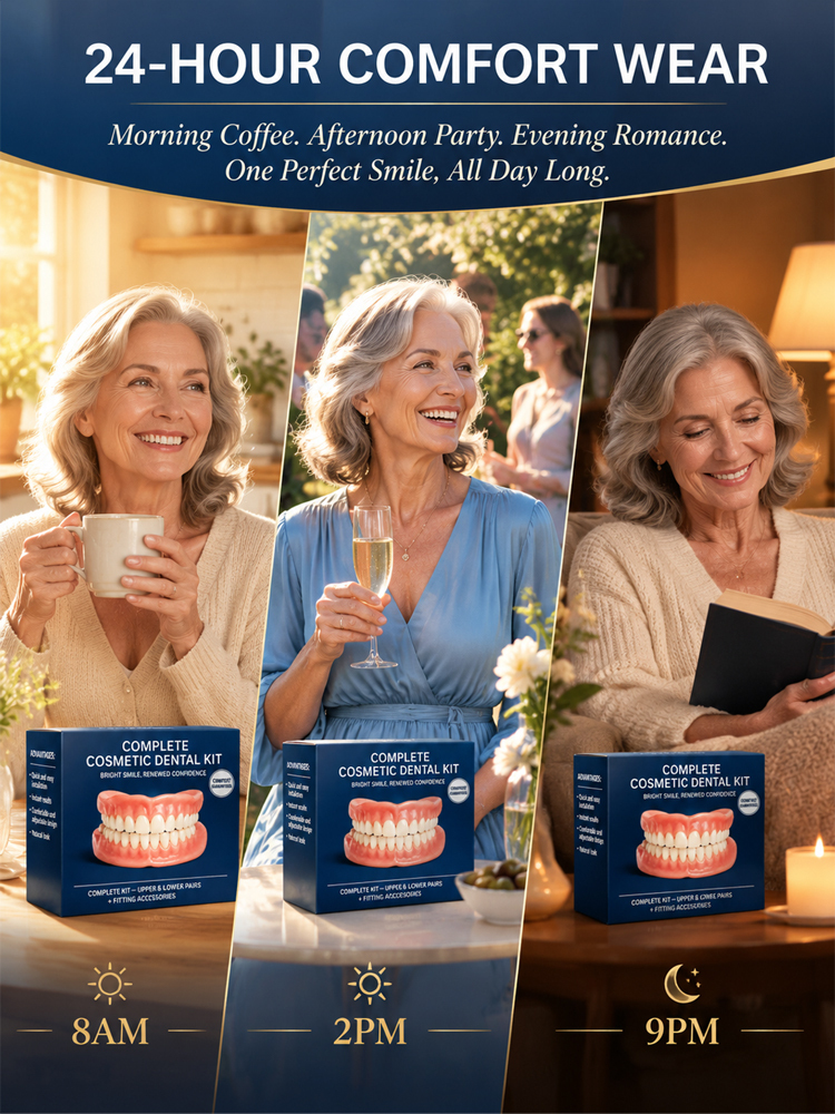 Medical-grade cosmetic dentures