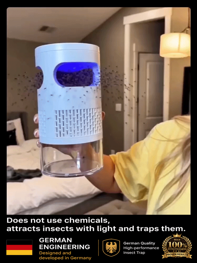 A 4-in-1 powerhouse: highly effective mosquito and insect elimination, air purification, dust removal and sterilization, plus a night light! Meets all your daily needs!