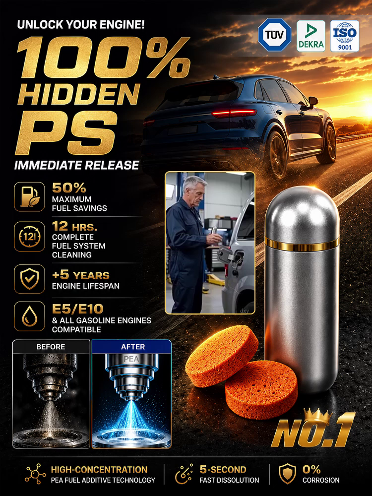 🚀 TÜV & DEKRA Certified PEA Fuel Additive – Save Up to 50% Fuel & Dissolve 10 Years Carbon Deposits – 100% Safe for E5/E10 Engines + 30-Day Risk-Free Trial, Money-Back Guarantee & 10x Quality Refund