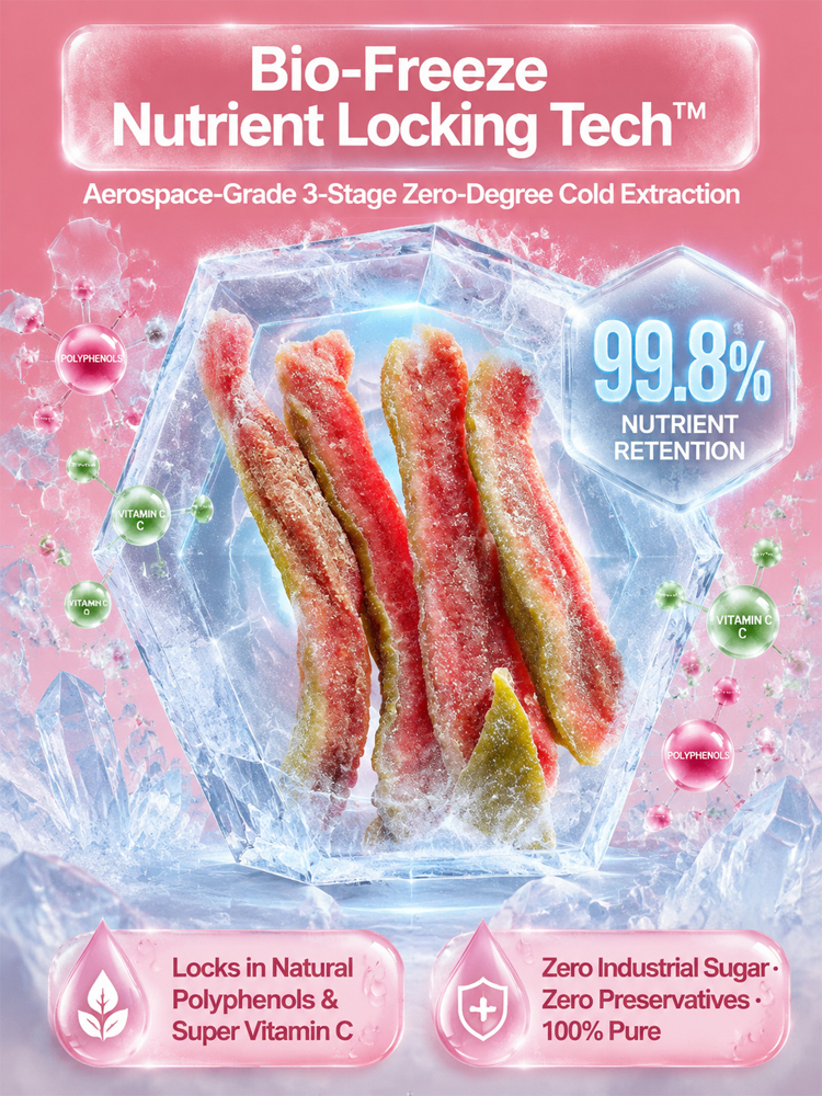 Sugar-free organic red guava chips【Made from 100% natural red guava, with multiple safety certifications, suitable for everyone!】