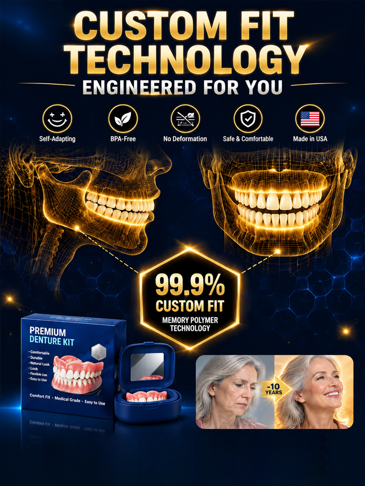 Medical-grade cosmetic dentures