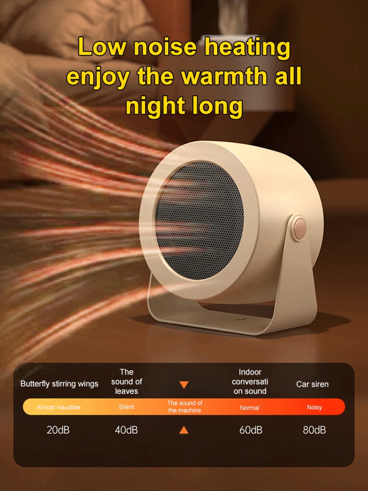2026 New Fast-Heating Silent Fan Heater