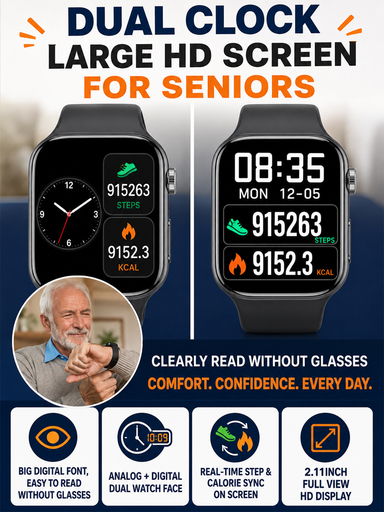 [Recommended by the American Diabetes Association] Non-invasive blood glucose monitoring watch【Your 24-hour health concierge！】