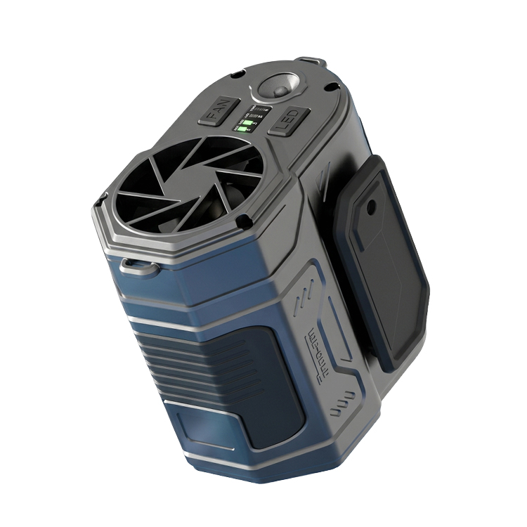 【Cooling + Power Bank + Flashlight】High-Speed Powerful Waist Clip Fan【It has been rated as the top choice for cooling down by countless workers in high-temperature environments!】