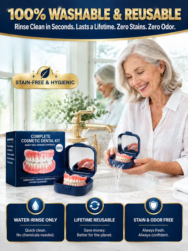 Medical-grade cosmetic dentures
