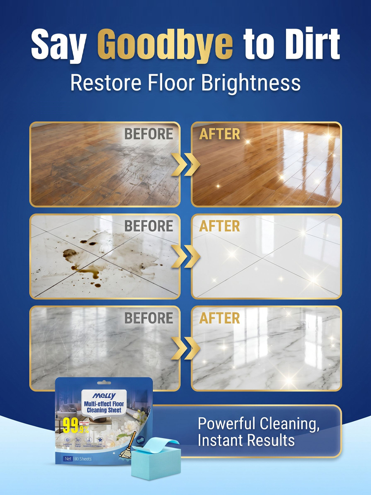 【Limited Time: Buy One, Get One Free】Multi-purpose floor cleaning tablets【Buy Once, Lasts a Year!Combines cleaning, antibacterial action, maintenance, and deodorizing in one!】