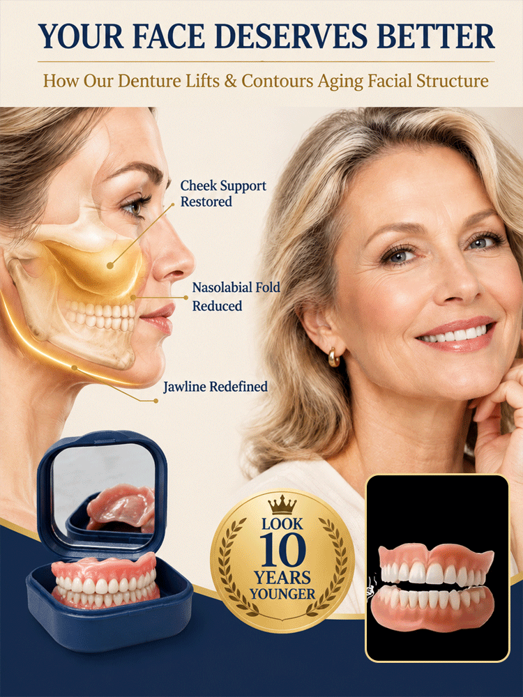 Medical-grade cosmetic dentures