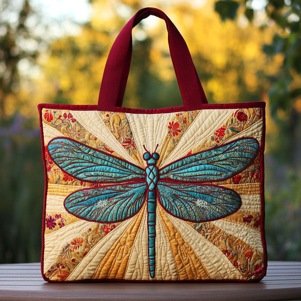 Golden Flight CP0210097CL Quilted Tote Bag-Mega-Craft