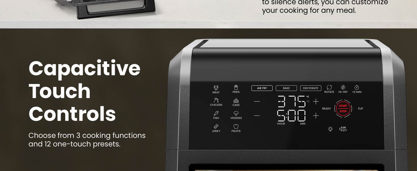 Capacitive touch controls