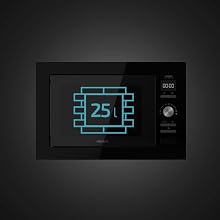 microondas con capacidad de 25 litros