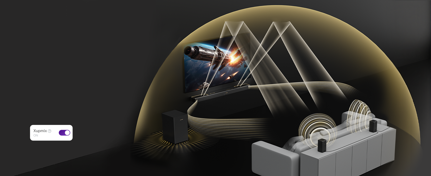 Ilustración técnica que muestra un dispositivo mecánico dentro de un marco dorado circular, con elementos geométricos y componentes mecánicos en un entorno oscuro.