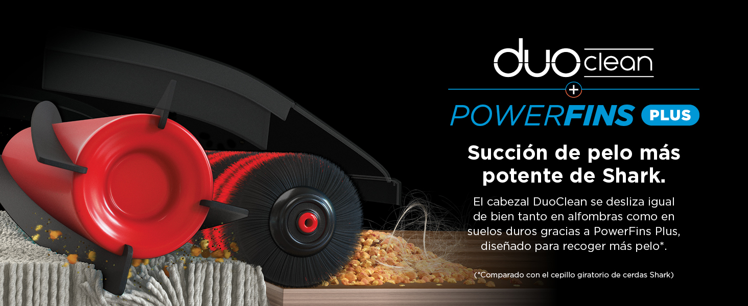 Shark Stratos Aspiradora sin cable, 60 min, tecnología Anti Hair Wrap y Clean Sense IQ, PowerFins
