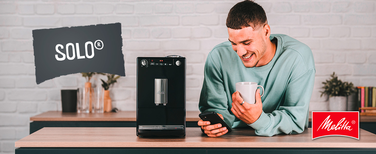 Solo Black Melitta Cafetera totalmente automática café