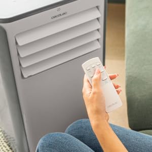 Aire acondicionado portátil / bomba de calor / WIFI / silencioso / mando / temporizador / LED