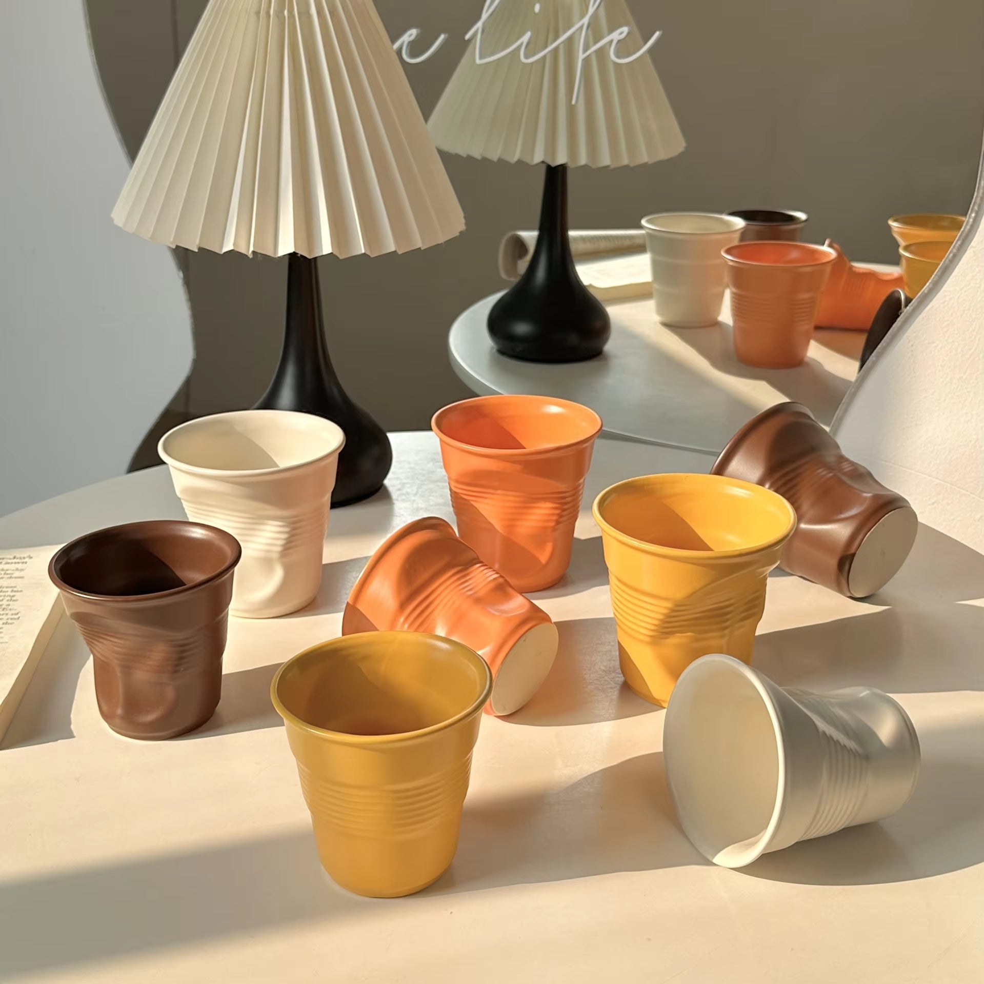 Minimalist Hand-Thrown Ceramic Mug – Modern Handmade Pottery Cup