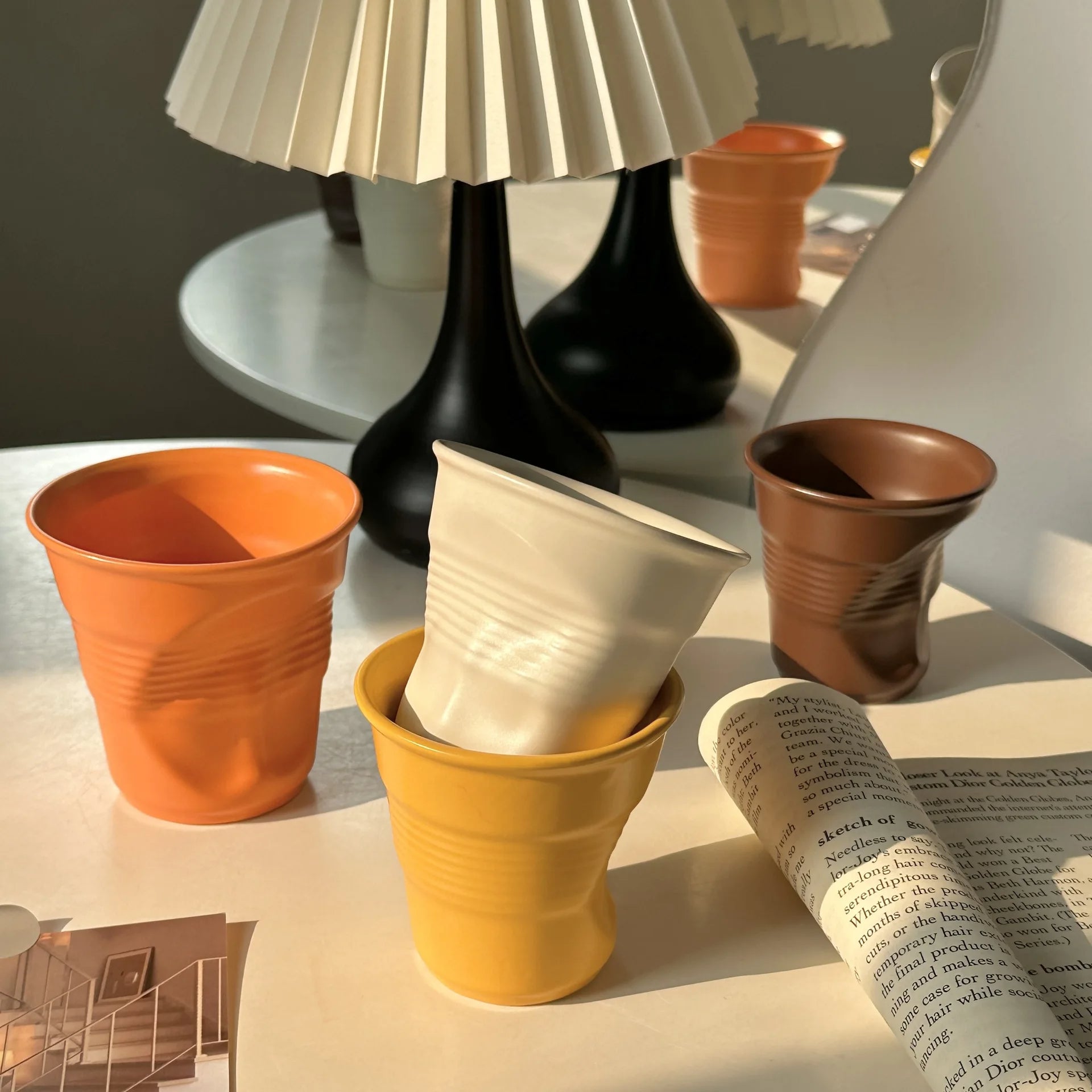 Minimalist Hand-Thrown Ceramic Mug – Modern Handmade Pottery Cup