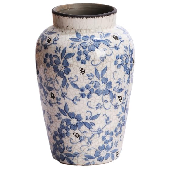 Vintage Blue & White Porcelain Vase – Timeless Classic Home Accent