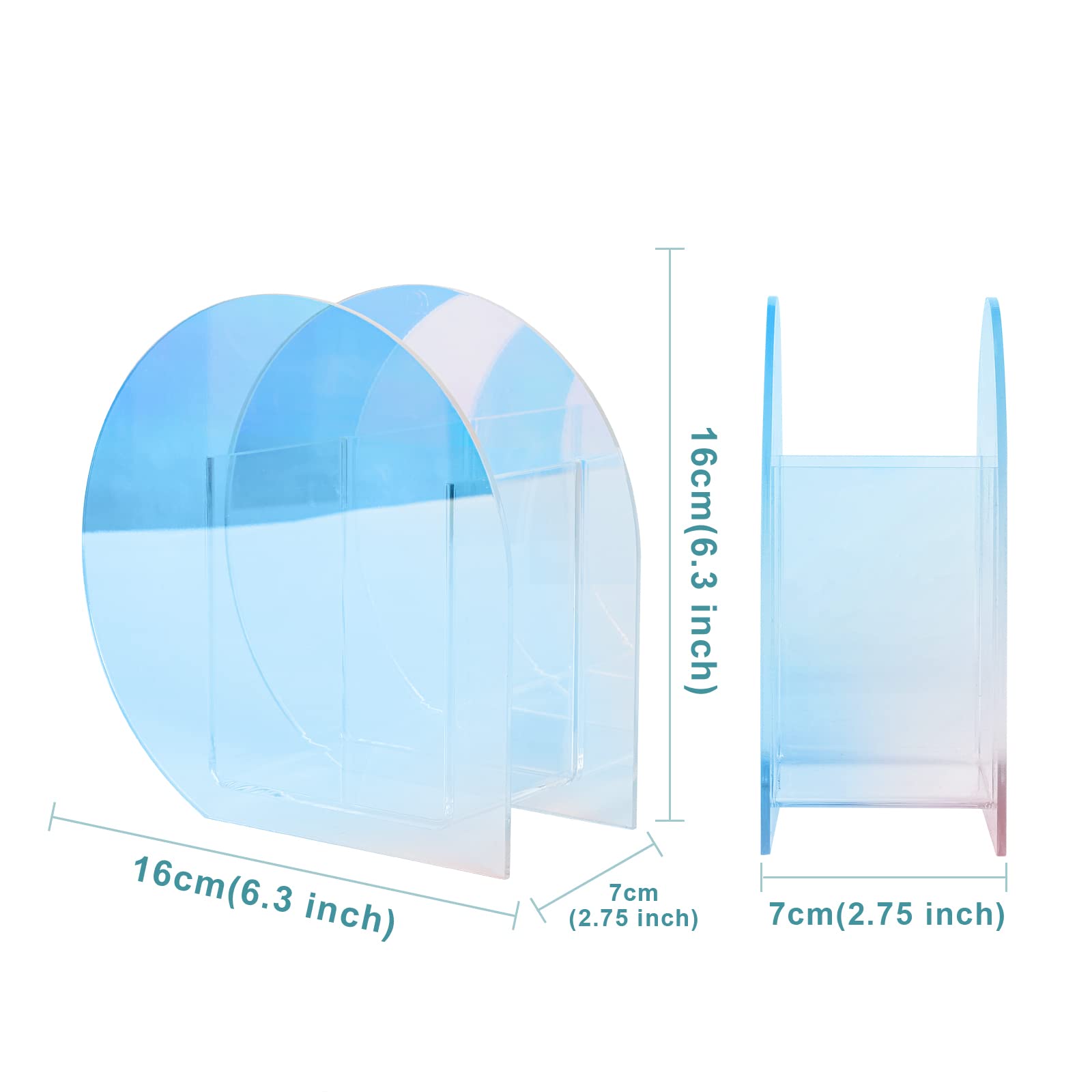 Iridescent Water Drop Vase – Modern Acrylic Art Decor