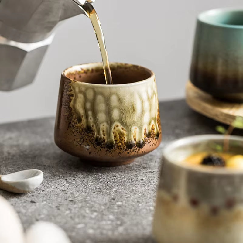 Medieval Ceramic Tankard Mug – Rustic Fantasy-Inspired Drinkware