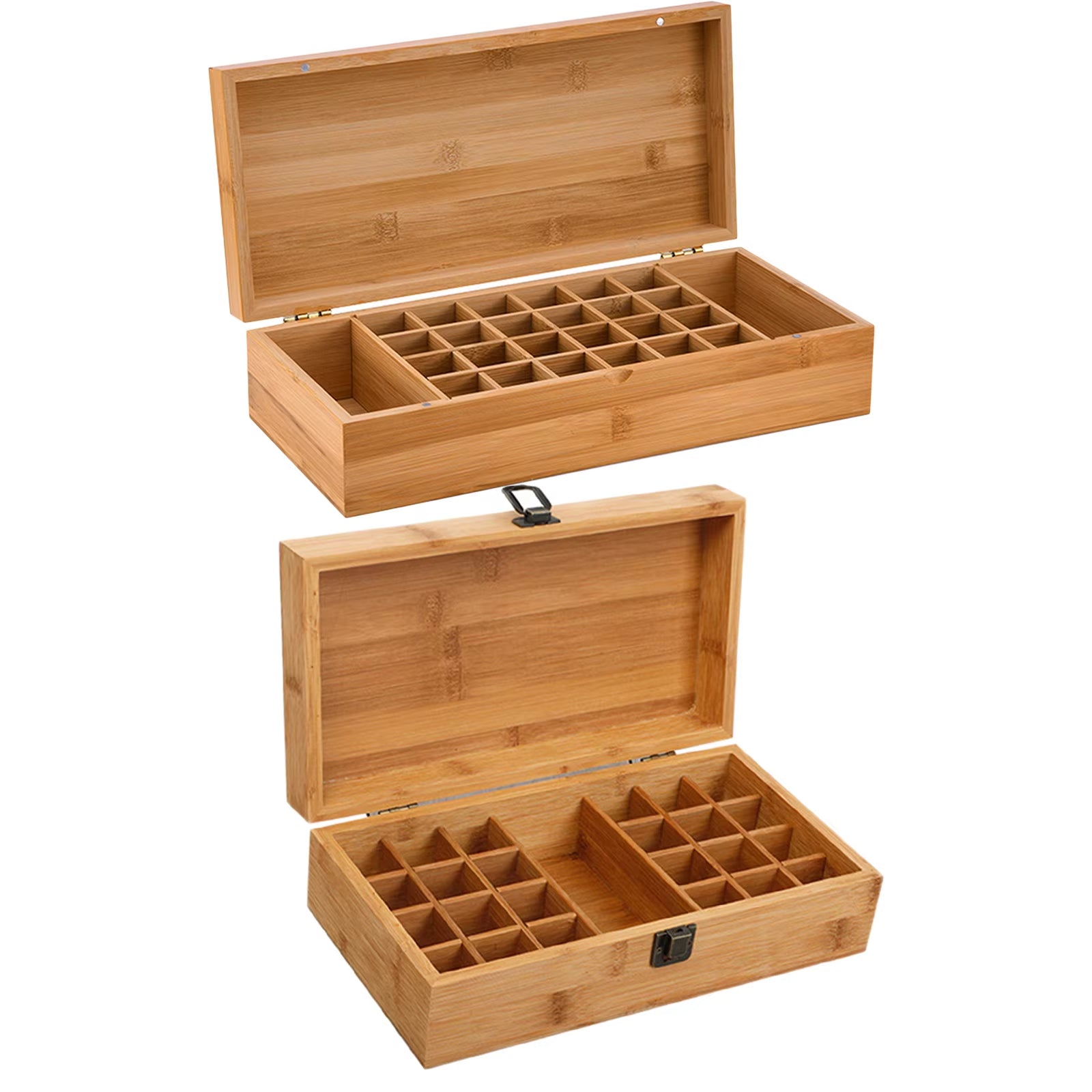 Bamboo Essential Oil Bottle Organizer – Natural Aromatherapy Storage Rack