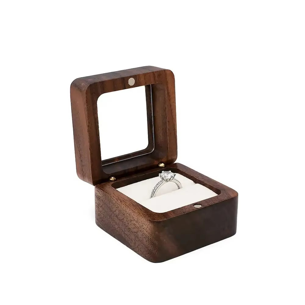 Double Heart Wooden Keepsake Box – Romantic Jewelry & Memory Gift Box