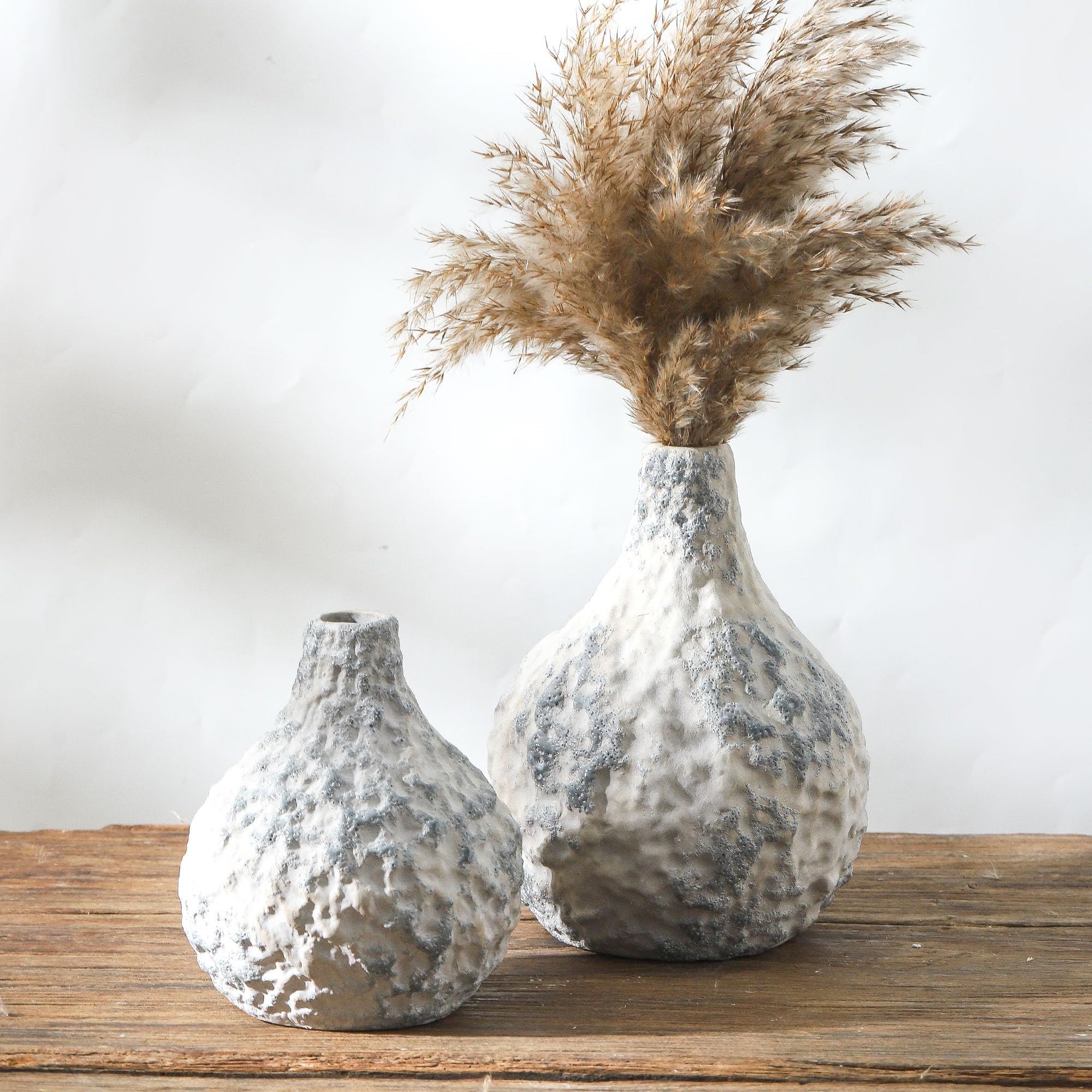 Matte Ceramic Boho Vases – Minimalist Textured Home Decor