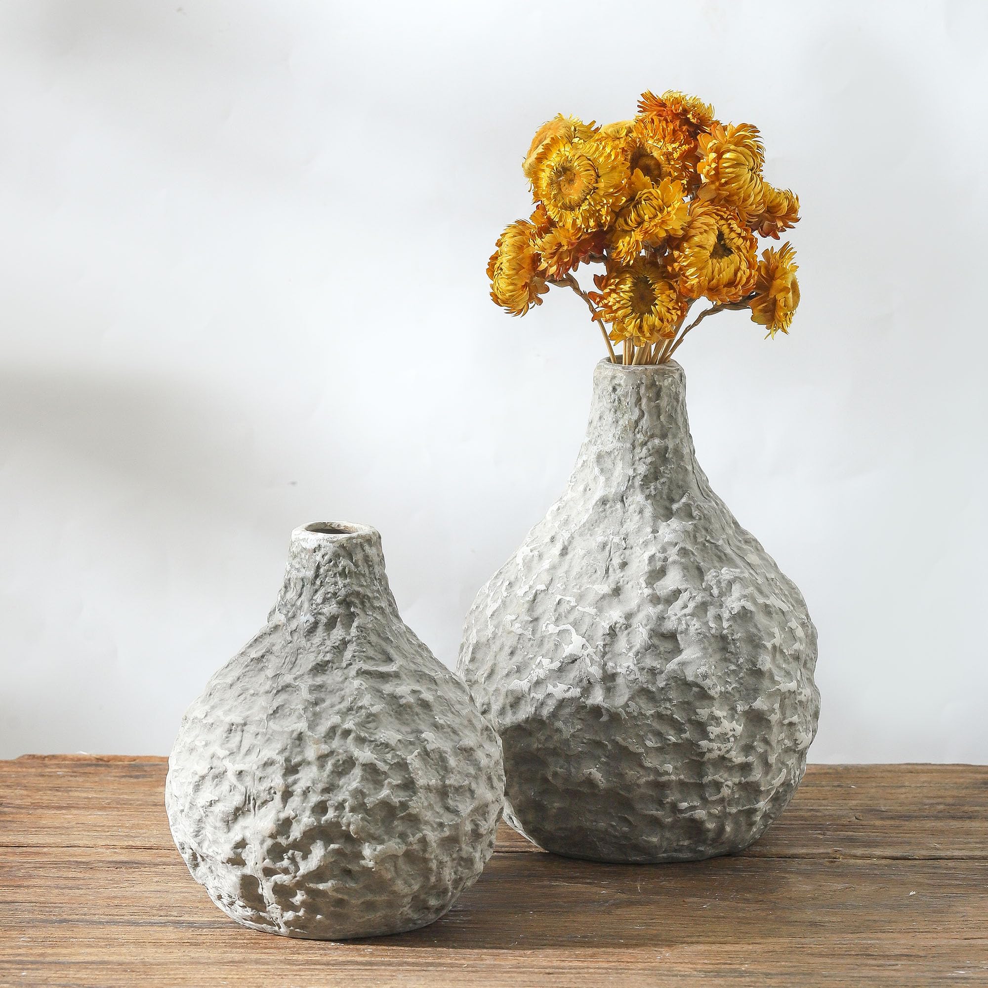 Matte Ceramic Boho Vases – Minimalist Textured Home Decor