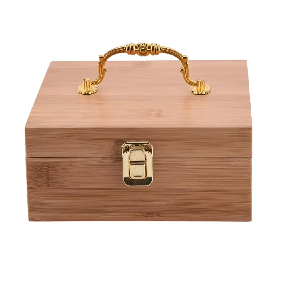Bamboo Essential Oil Storage Organizer – 25-Slot Aromatherapy Bottle Rack