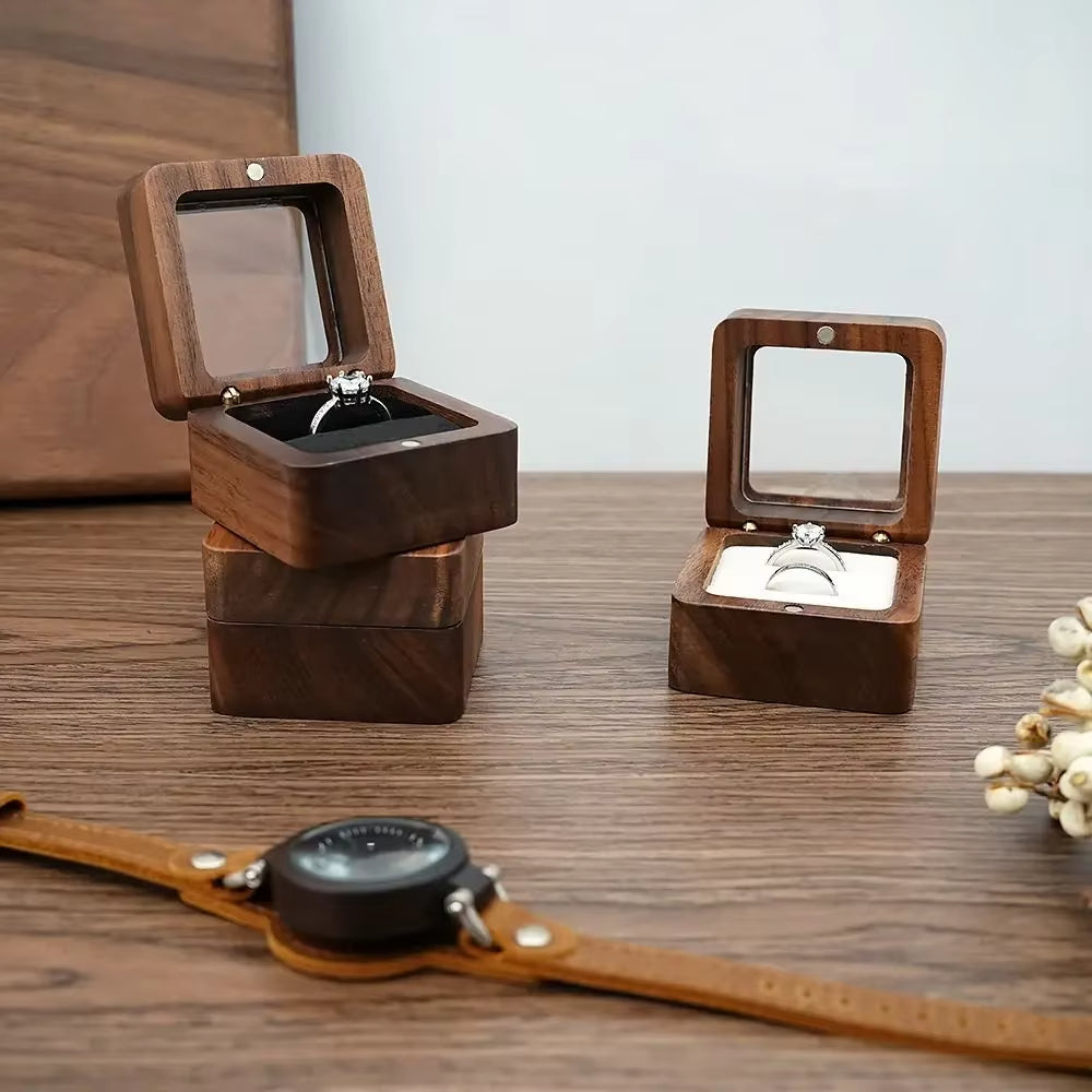 Double Heart Wooden Keepsake Box – Romantic Jewelry & Memory Gift Box