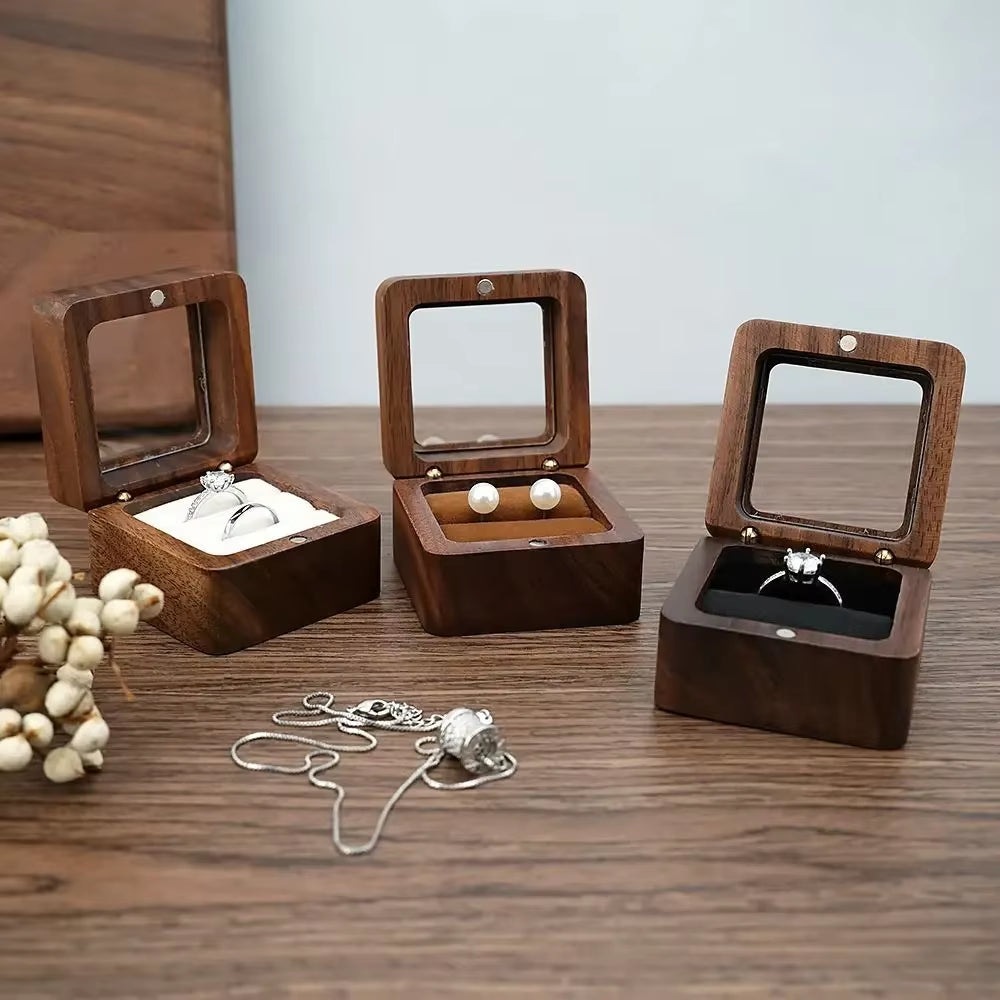 Double Heart Wooden Keepsake Box – Romantic Jewelry & Memory Gift Box