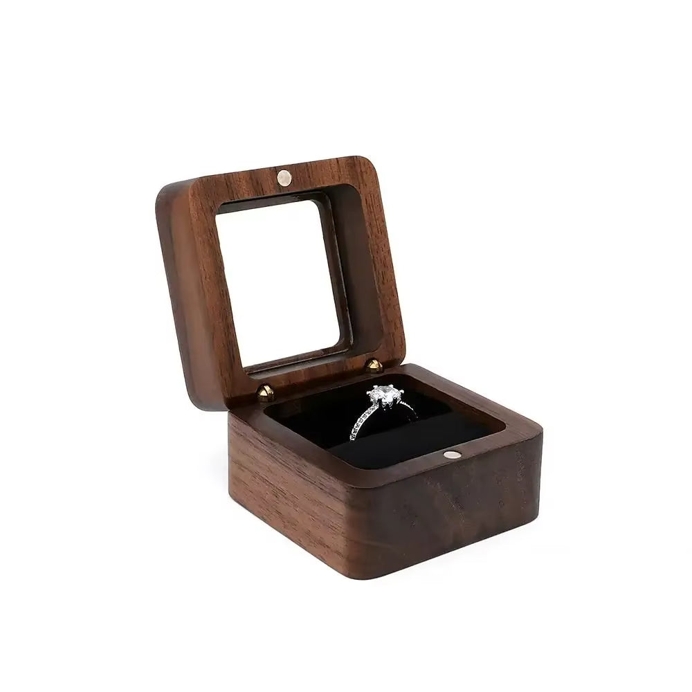 Double Heart Wooden Keepsake Box – Romantic Jewelry & Memory Gift Box