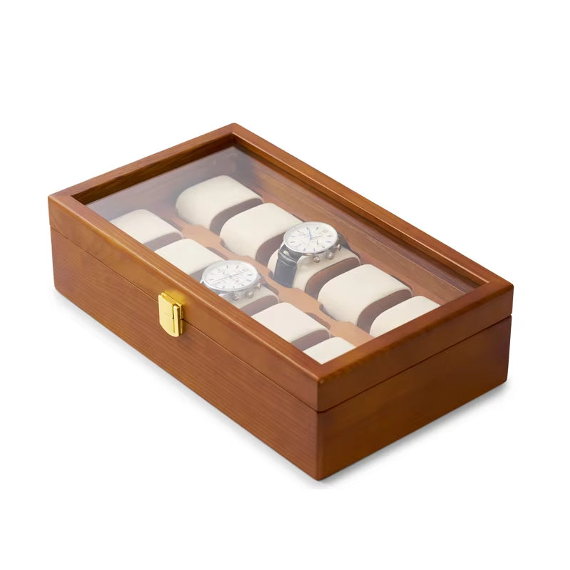 Glossy Wooden Display Case – Elegant Collectible & Keepsake Organizer