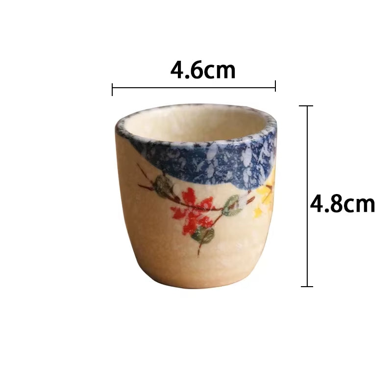 Antique White Ceramic Sake Set – Traditional Japanese Edo-Style Drinkware