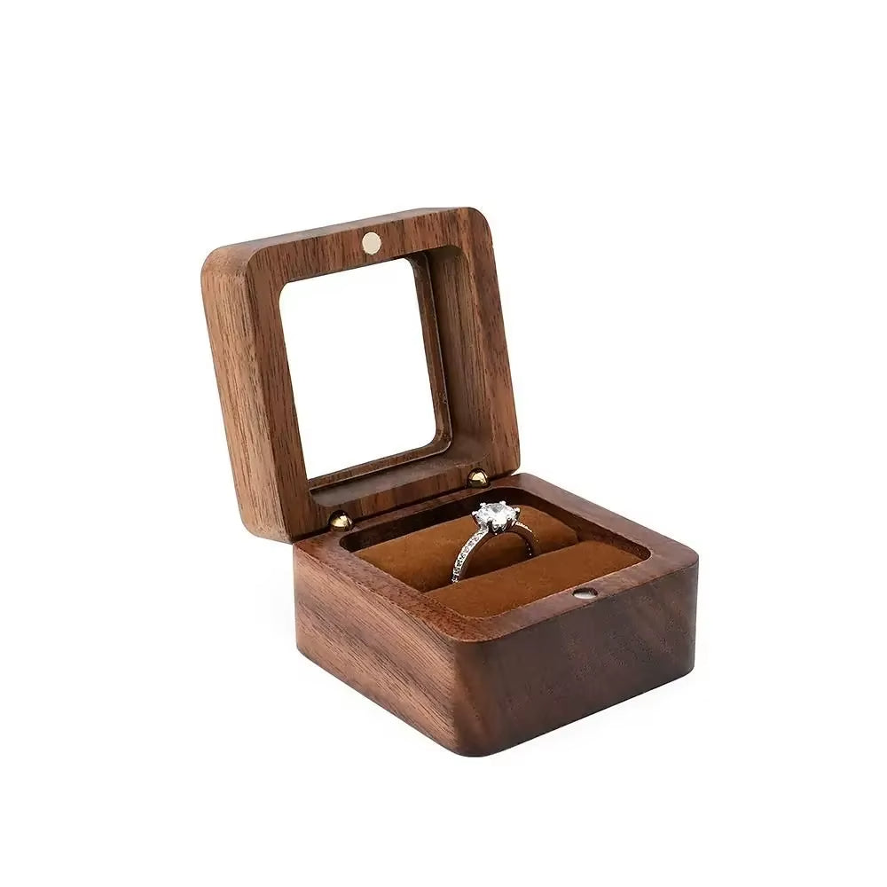 Double Heart Wooden Keepsake Box – Romantic Jewelry & Memory Gift Box