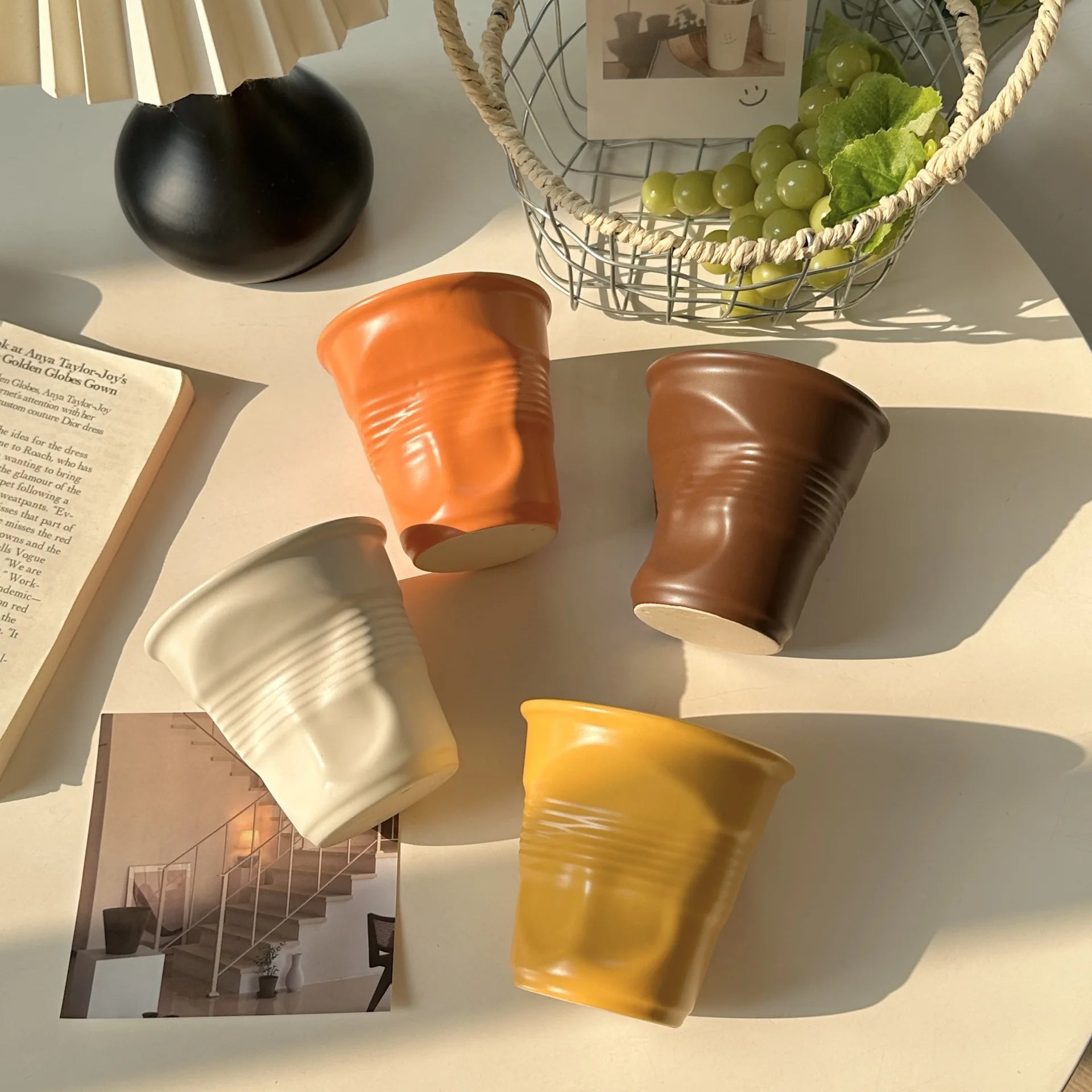Minimalist Hand-Thrown Ceramic Mug – Modern Handmade Pottery Cup