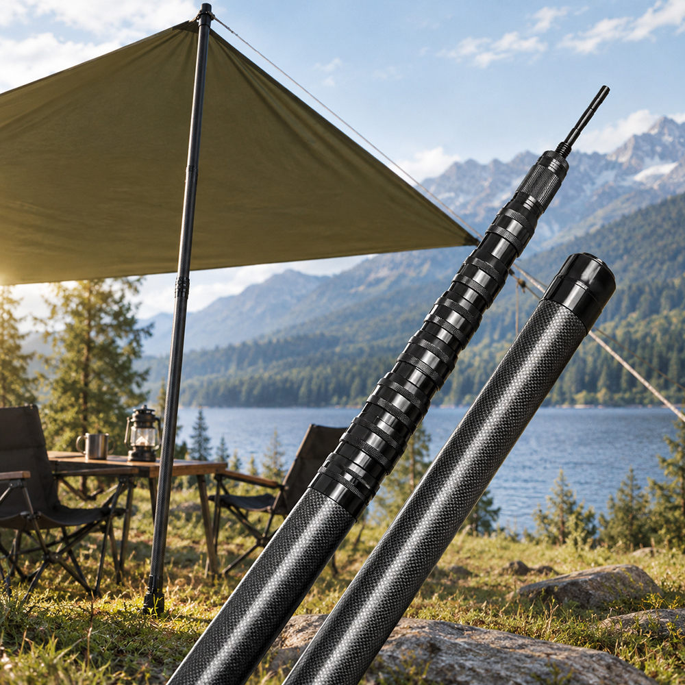 Telescopic Carbon Fiber Tarp Poles