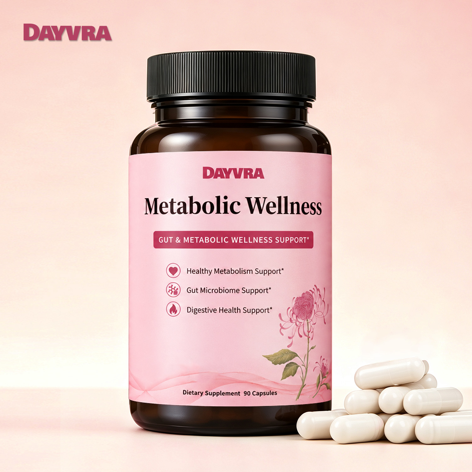 DAYVRA Metabolic Wellness | Gut & Metabolic Support – 90 Capsules