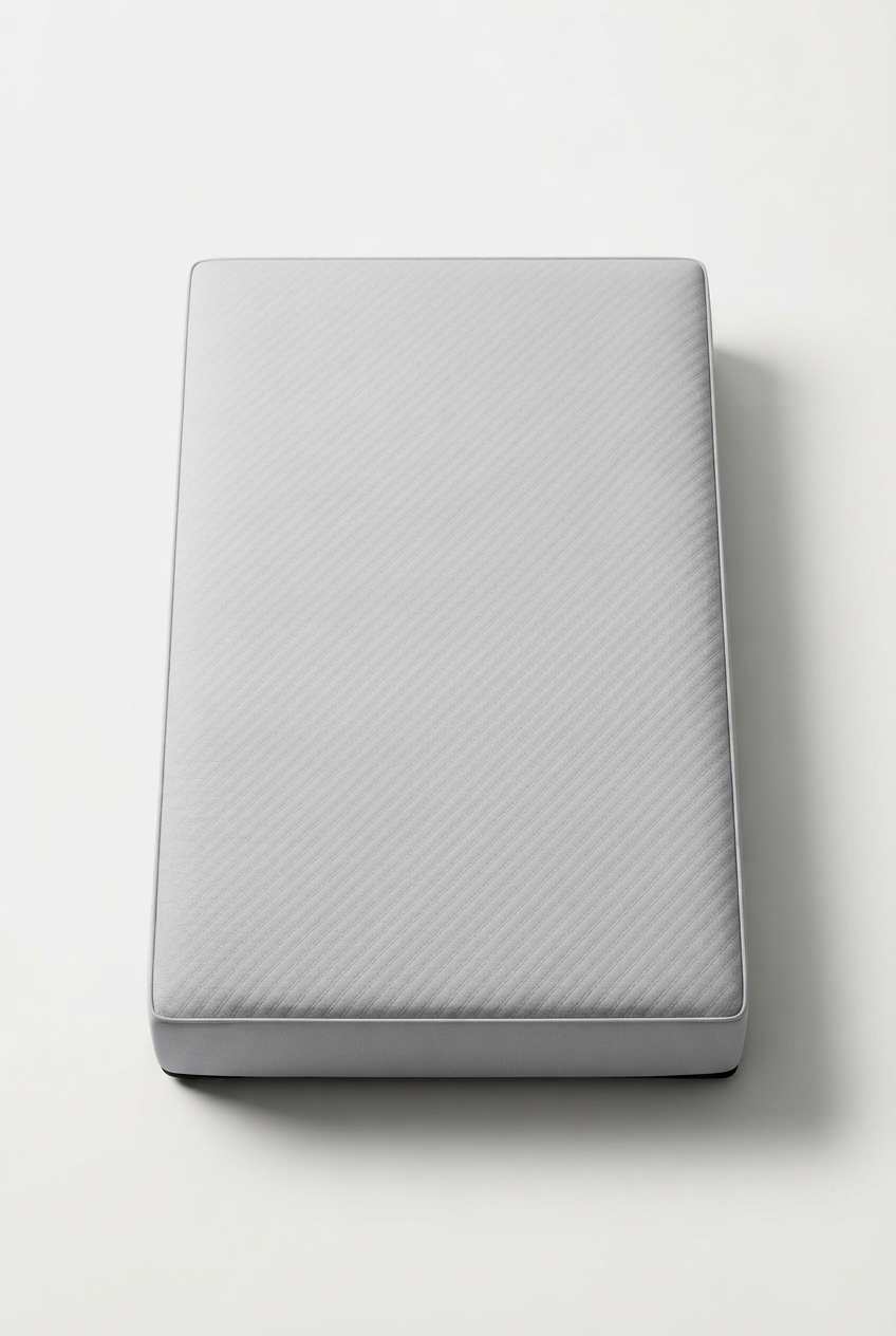 Premium breathable water-resistant mattress protector in lightgray for double bed