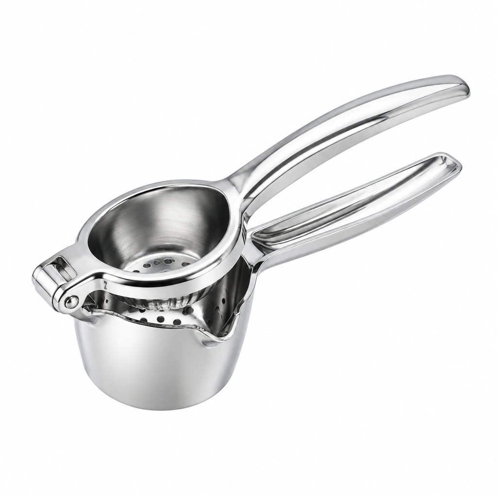Stainless steel manual juicer