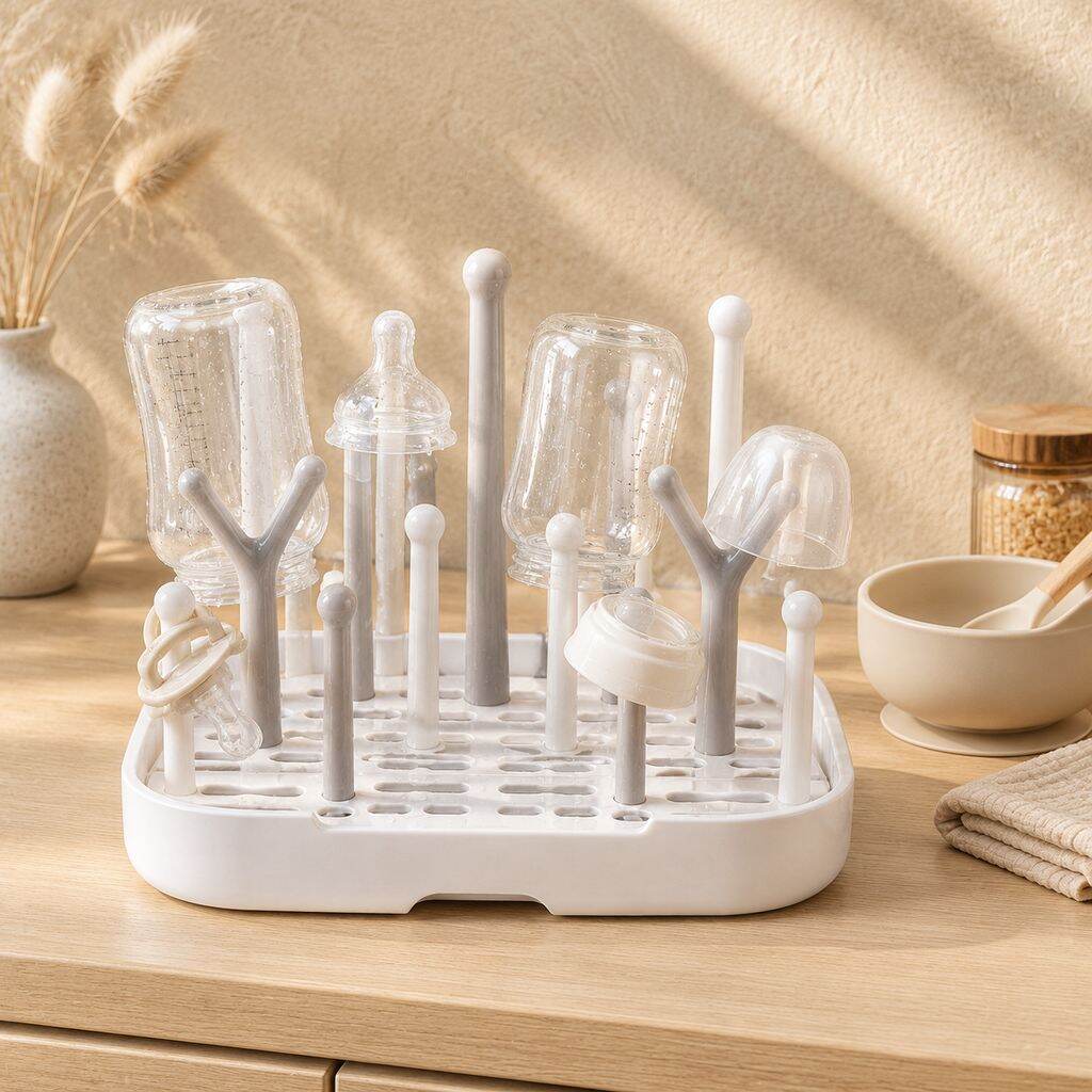 Multifunctional Baby Bottle Drying and Storage Rack