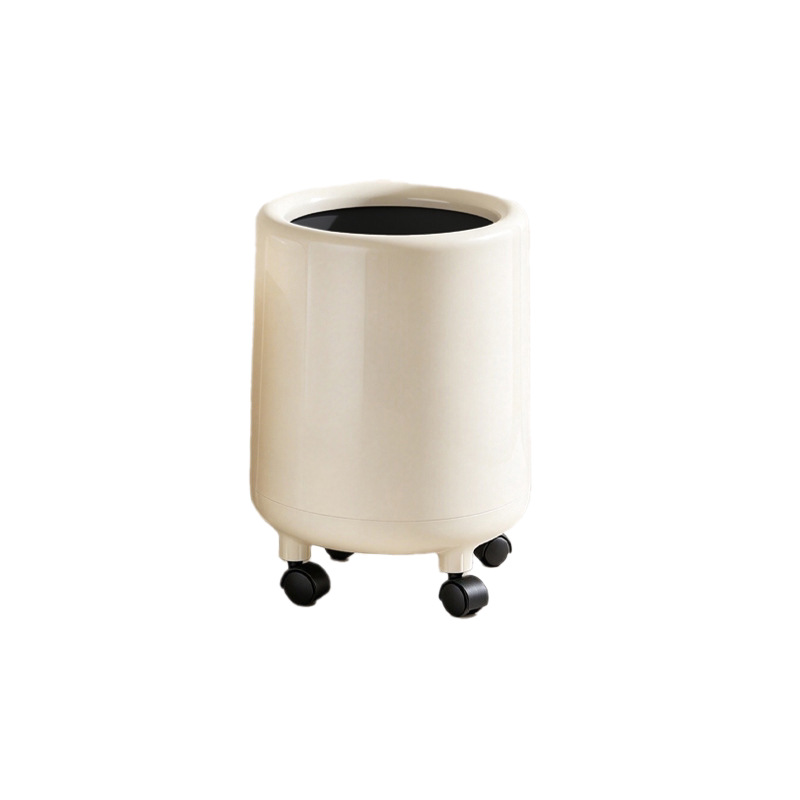 Large-Capacity Mobile Trash Can for Home Living Rooms and Bedrooms